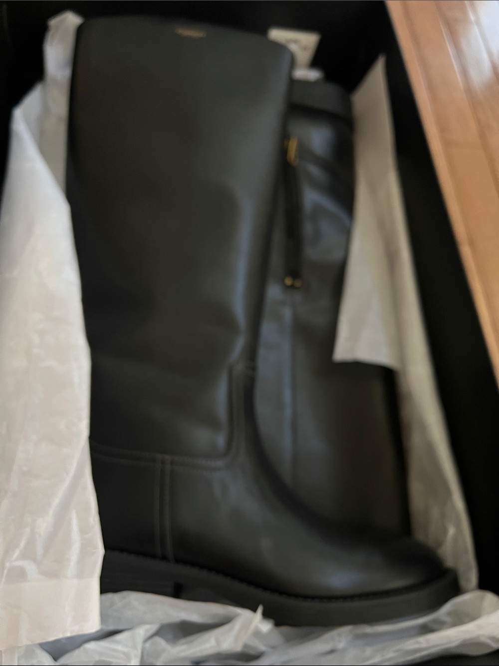 COACH Women's Park Tall Round Toe Boots - Picture 2 of 16